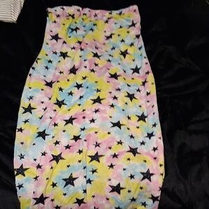 Colorful Starry Kids Casual Dress